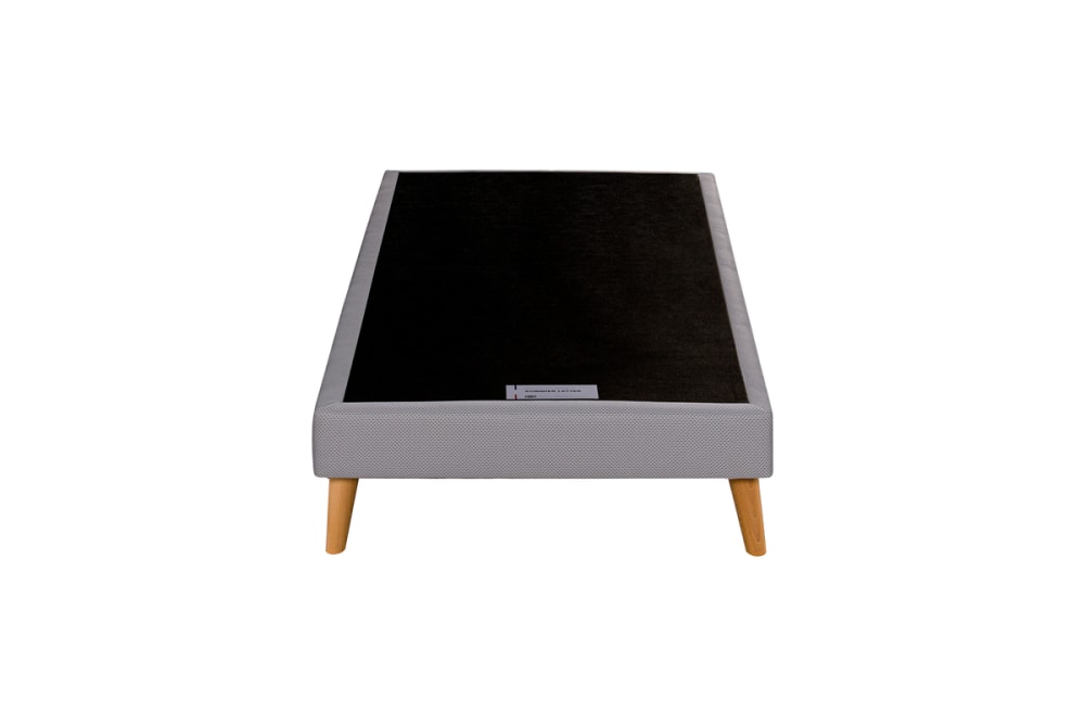 Sommier 90x200 à lattes + 4 pieds bois