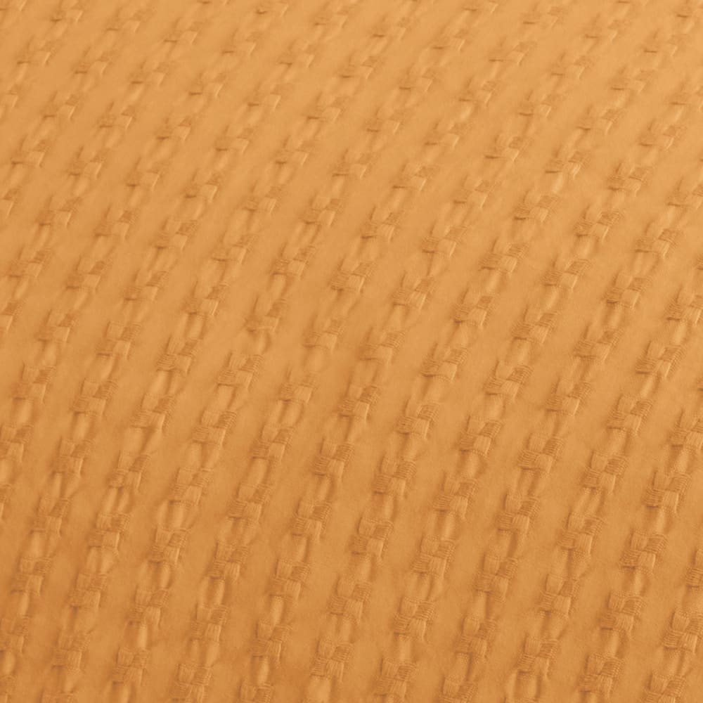 Tagesdecke aus gewaschener Baumwolle Karamell 230x250 cm -