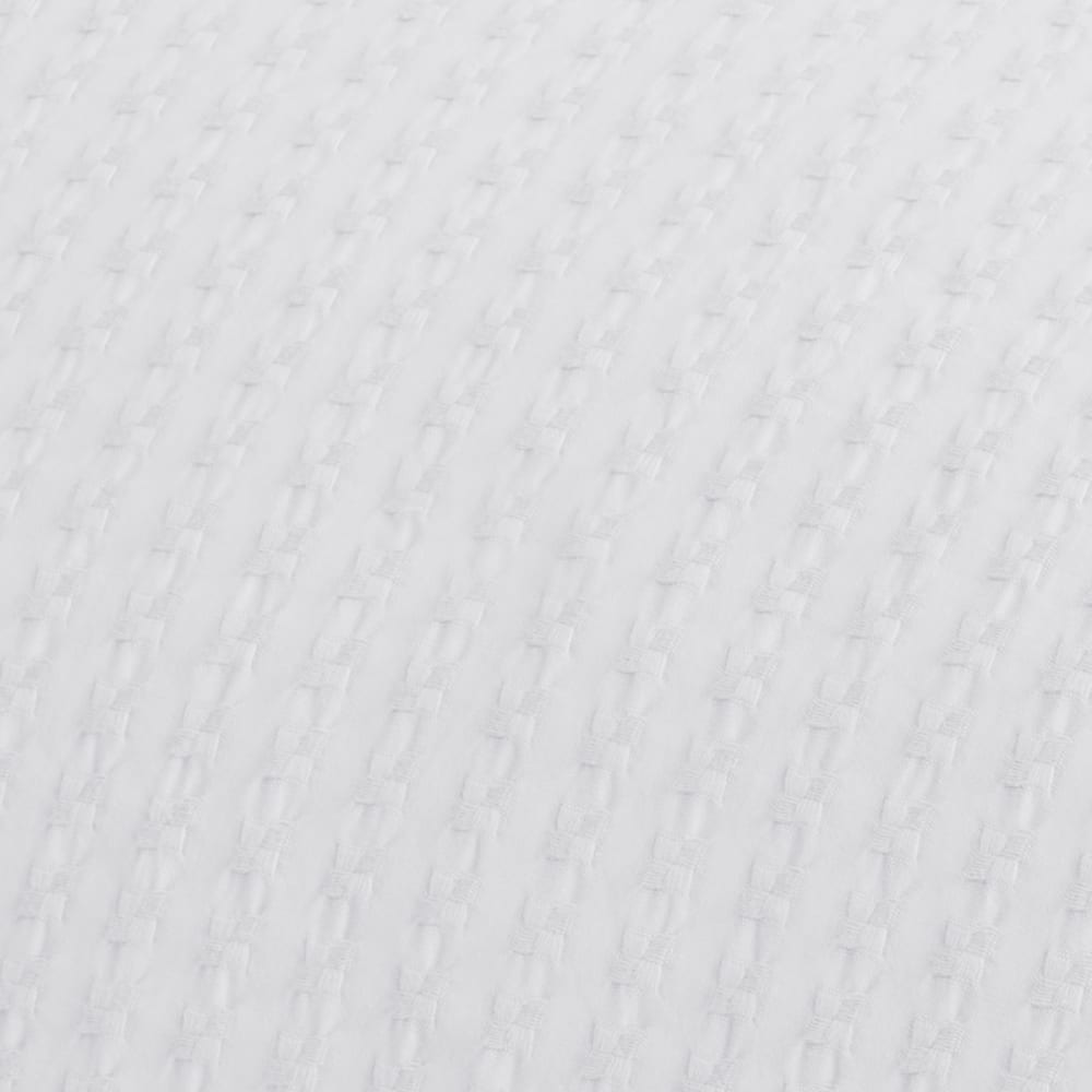Tagesdecke aus gewaschener Baumwolle Weiß 230x250 cm - Maisons Du