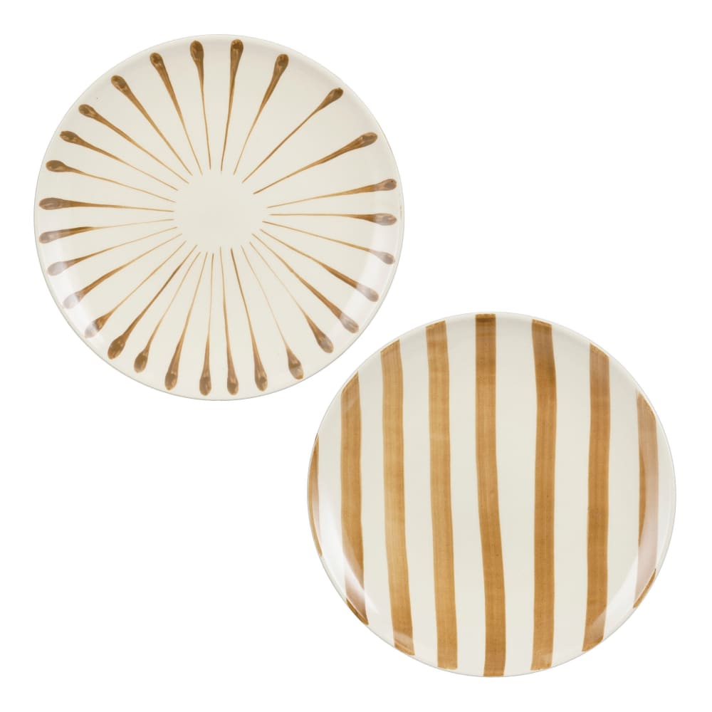 Assiette brun pierre h2.5xl26xl26cm Assiette brun pierre h2.5xl26xl26cm