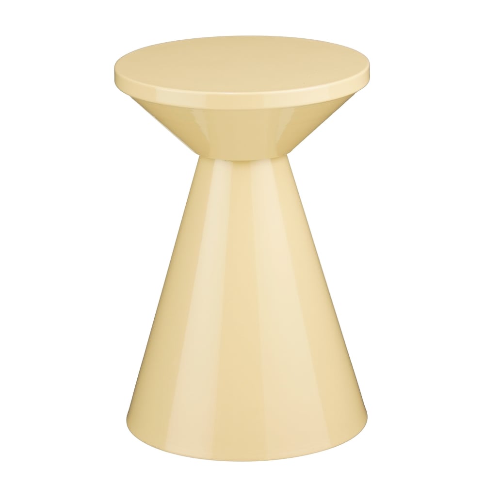 Table d'appoint en métal beige D31