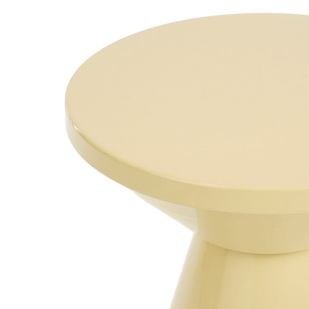 Beistelltisch Jim Beige Eisen H45xB30.5xL30.5cm - Maisons Du