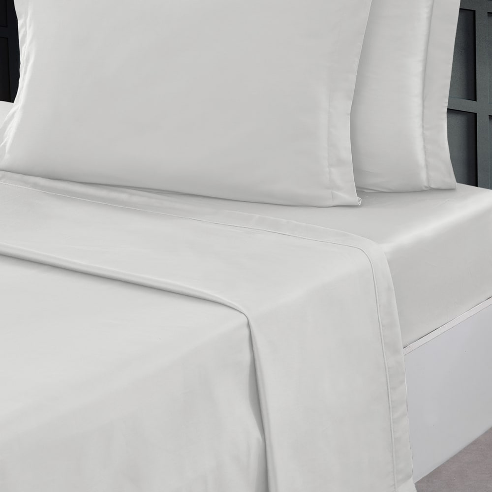 Pparure drap plat + 2 taies 65x65 cm blanc 270x300 cm — vue 3