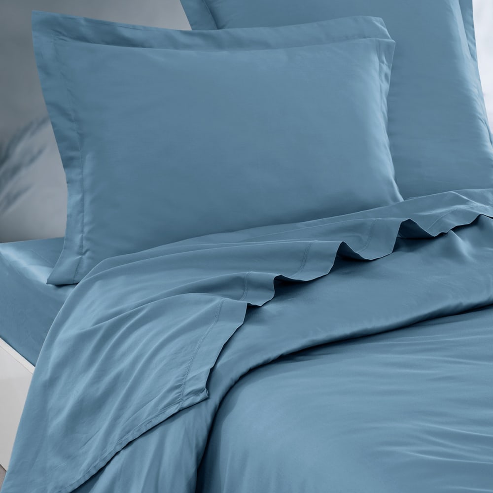 Pparure drap plat + 2 - cobalt