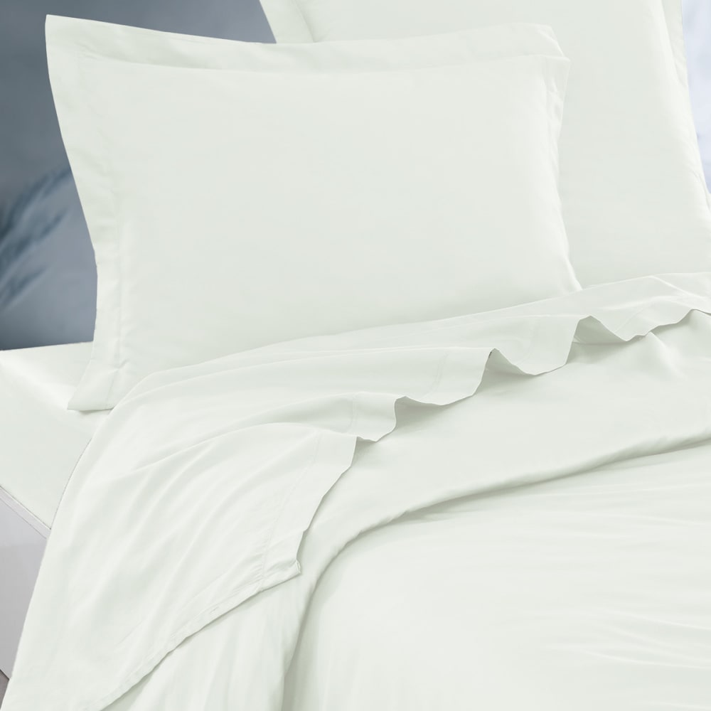 Pparure drap plat + 2 - ecru