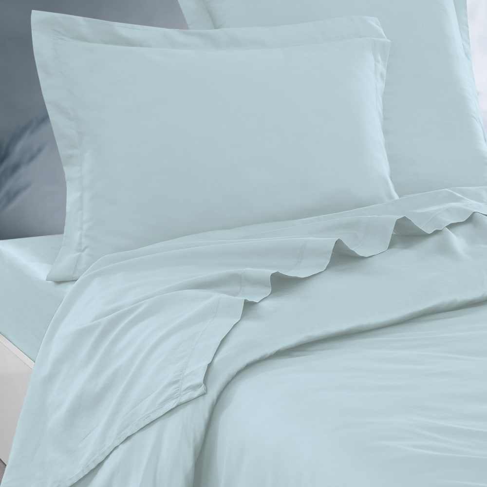 Pparure drap plat + 2 taies 65x65 cm nuage 240x300 cm