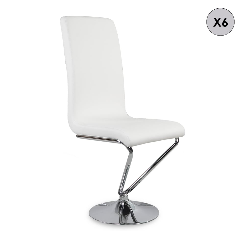 Lot de 6 chaises design