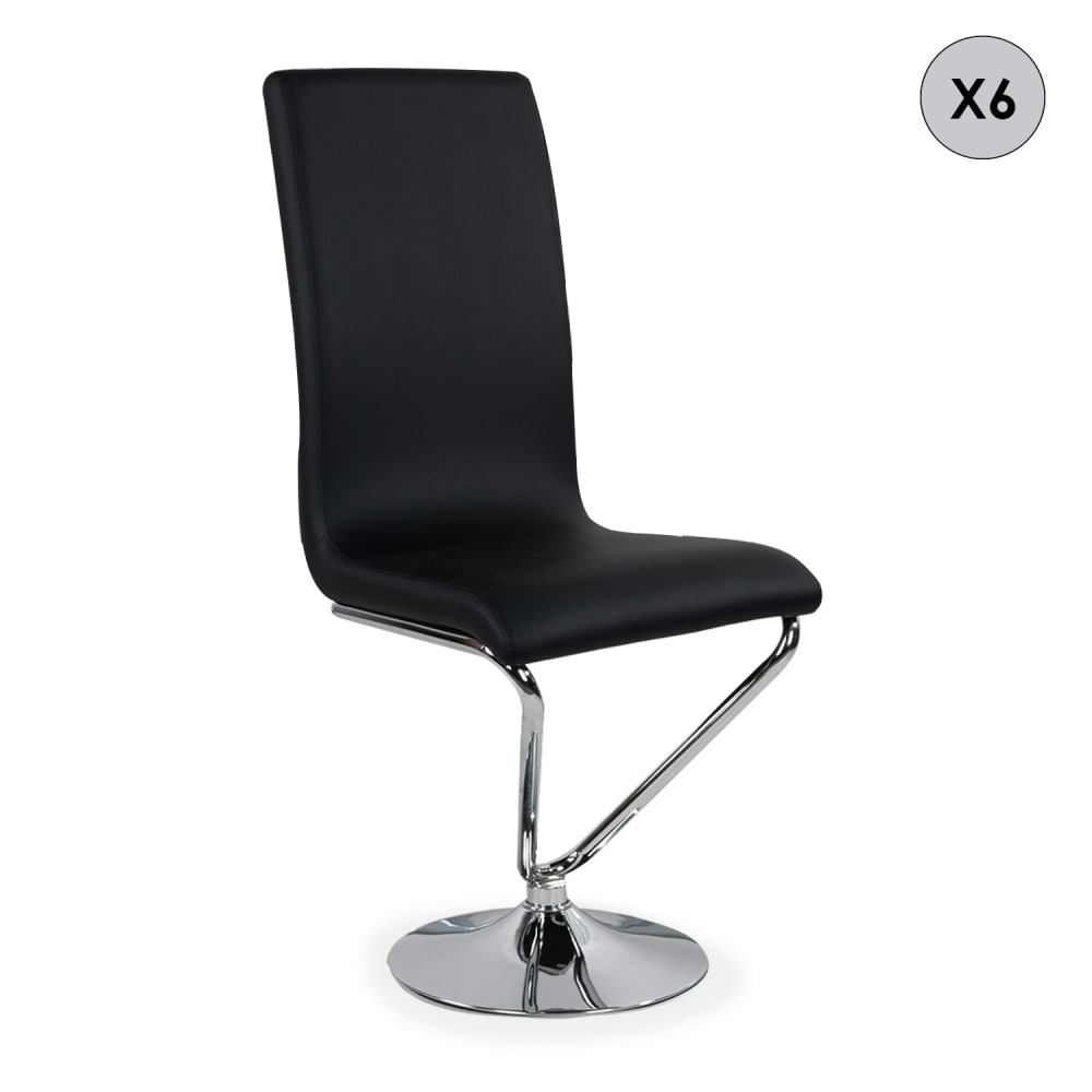 Lot de 6 chaises design