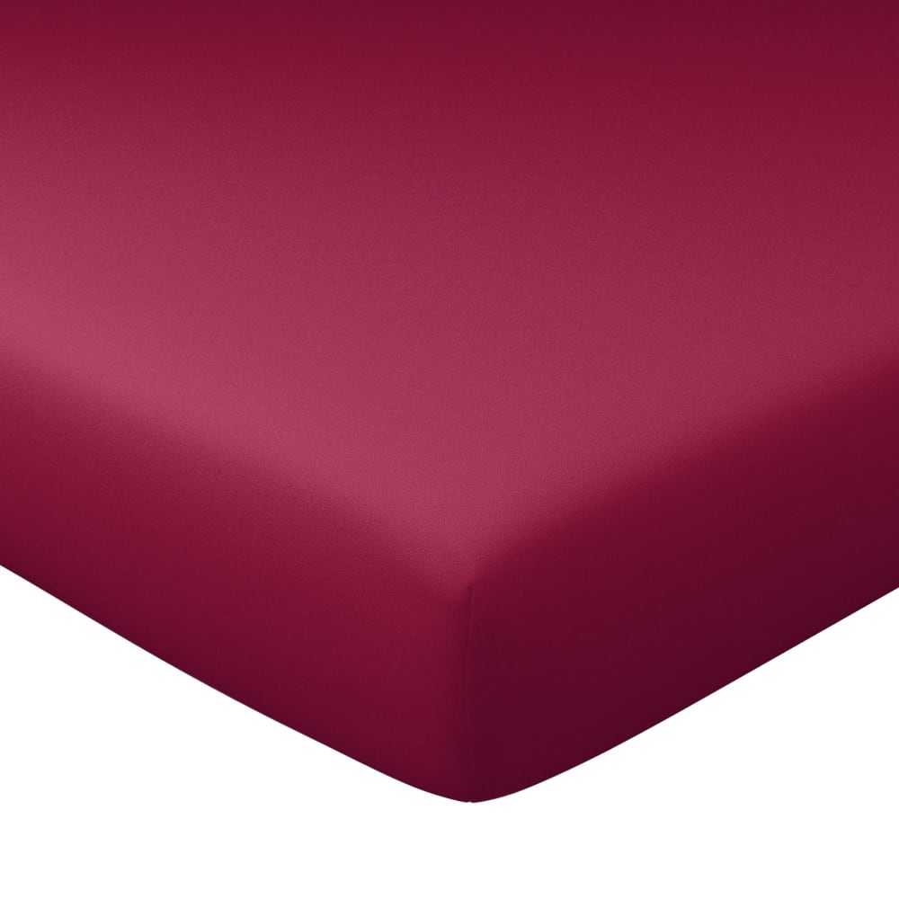 Drap-housse en coton rose indien 80x200x28cm