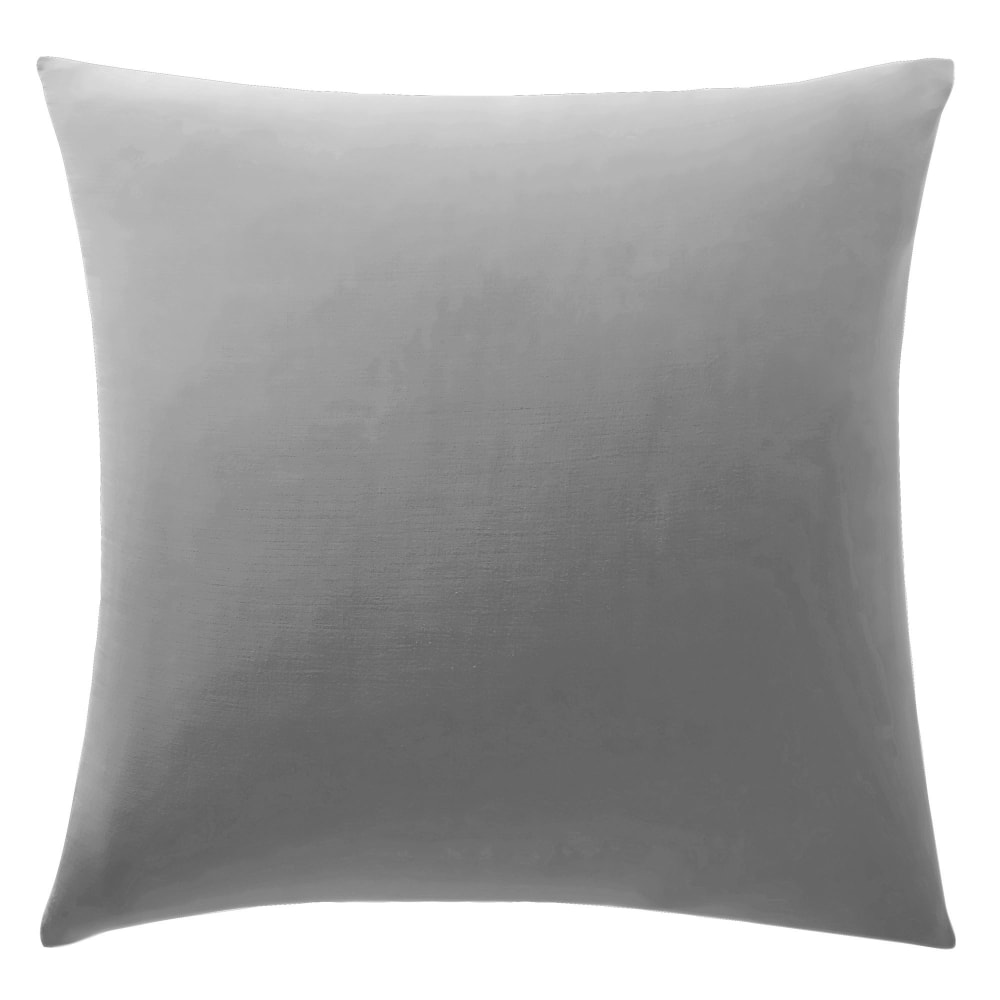 Taie sac en coton gris 63x63cm