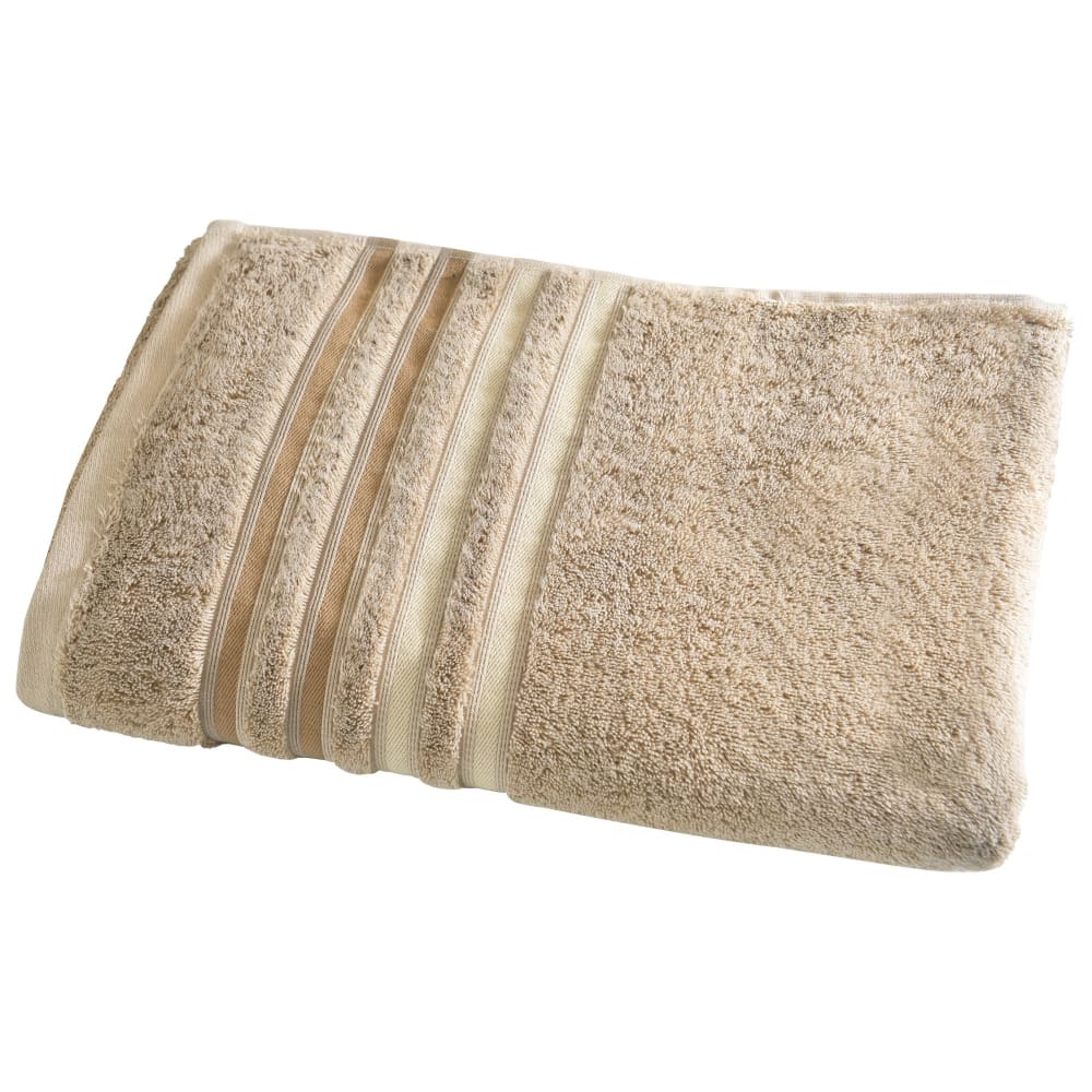 Drap de bain en coton marron glacé 70x140cm