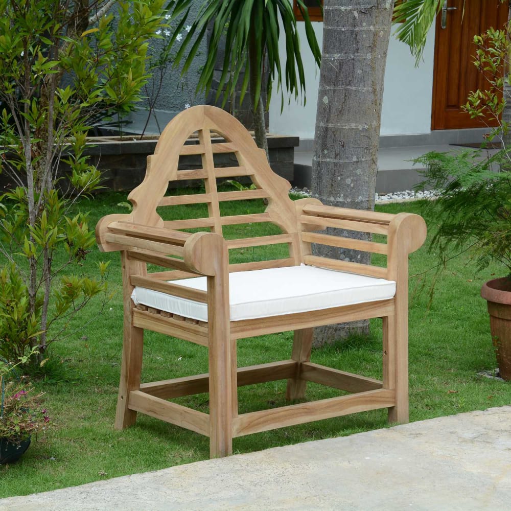 Coussin crème pour fauteuil