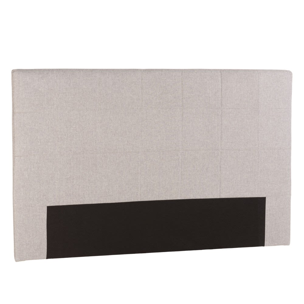 MACABANE Gepolstertes Kopfteil für Betten 140/160 style classic chic Grau Pes - Polyester