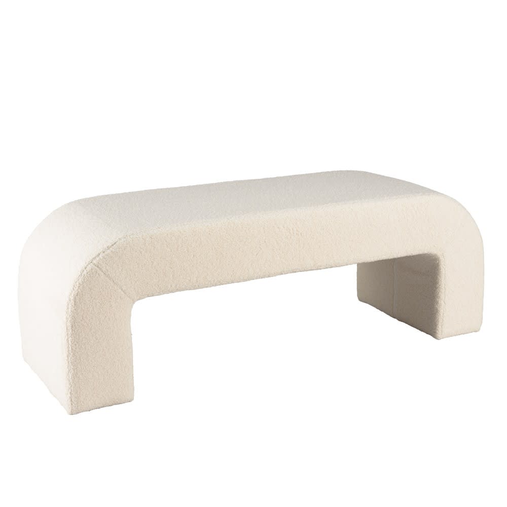 Banc en tissu bouclette