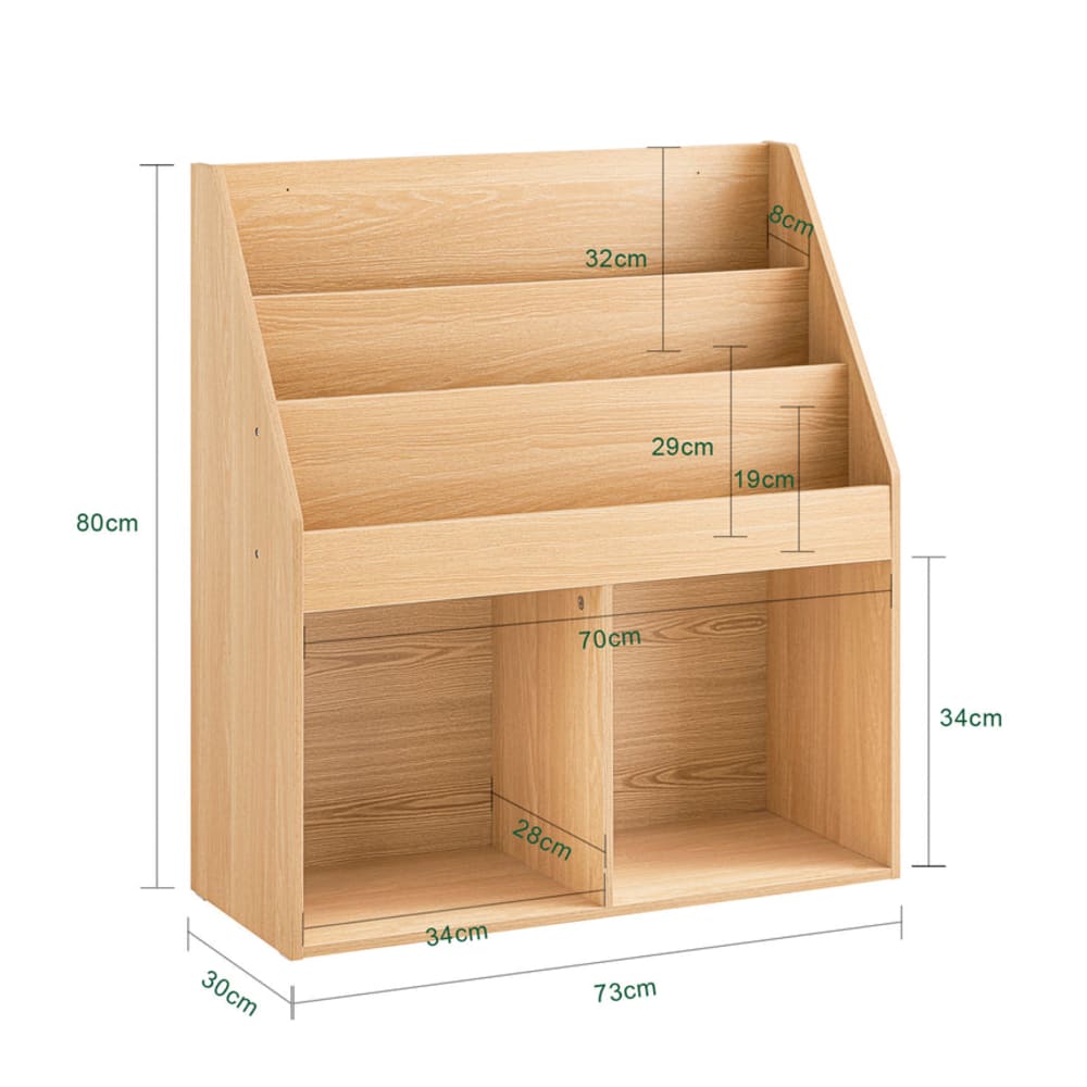 Bibliothèque enfant étagère à  livres étagère de rangement (SoBuy) - Image 2