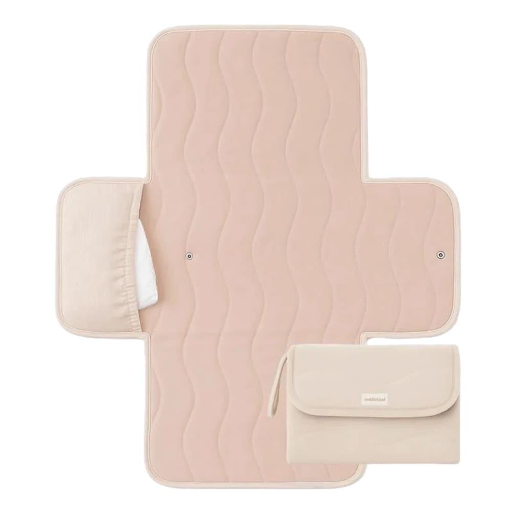 ToddleKind Mini Maven Tragbare Wickelunterlage Rosa 74x61 cm ROSA BAUMWOLLE Baby
