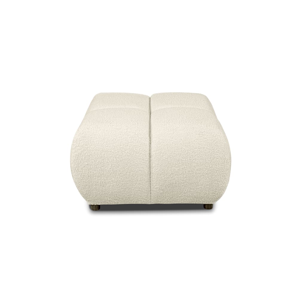 Pouf carré en tissu