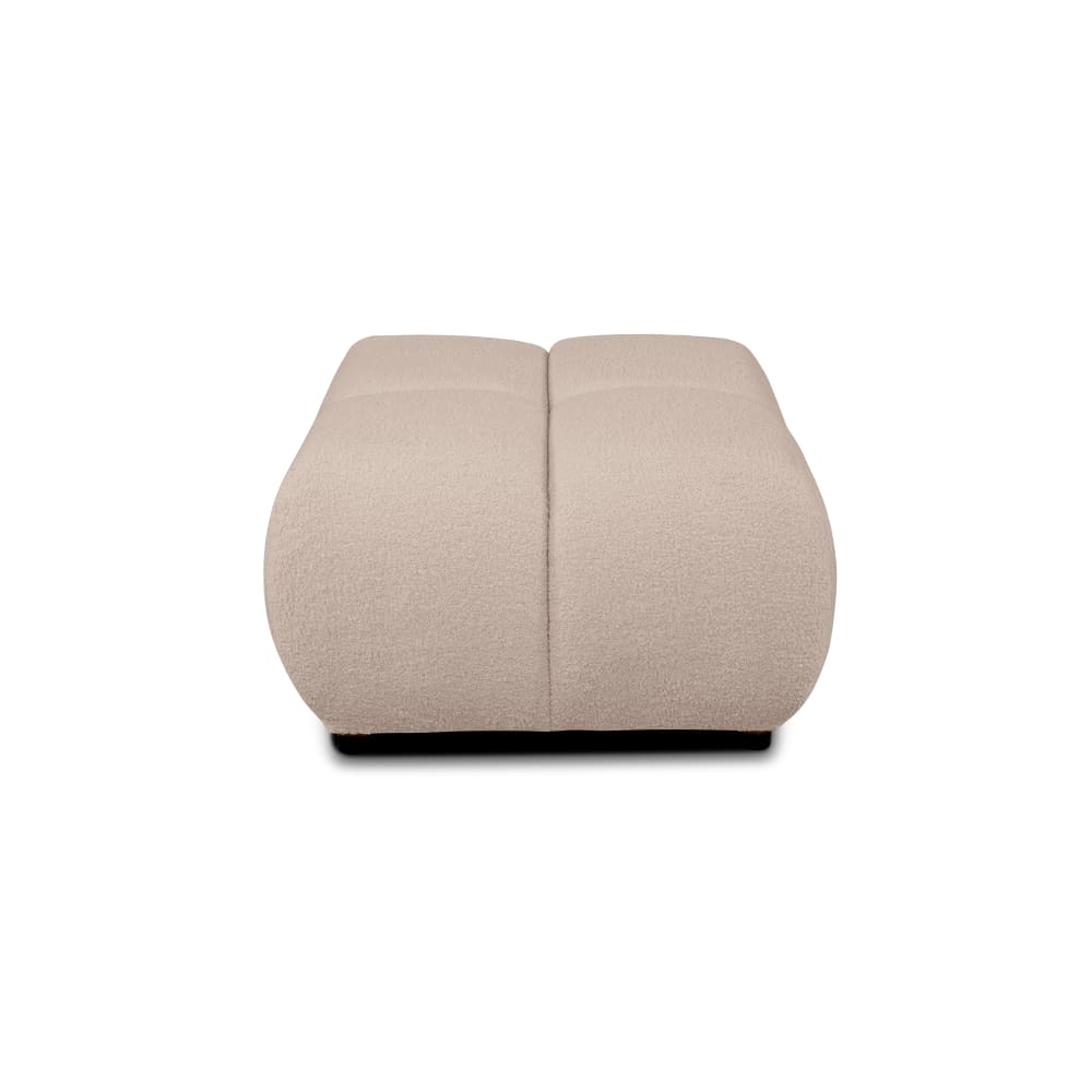 Pouf carré en tissu