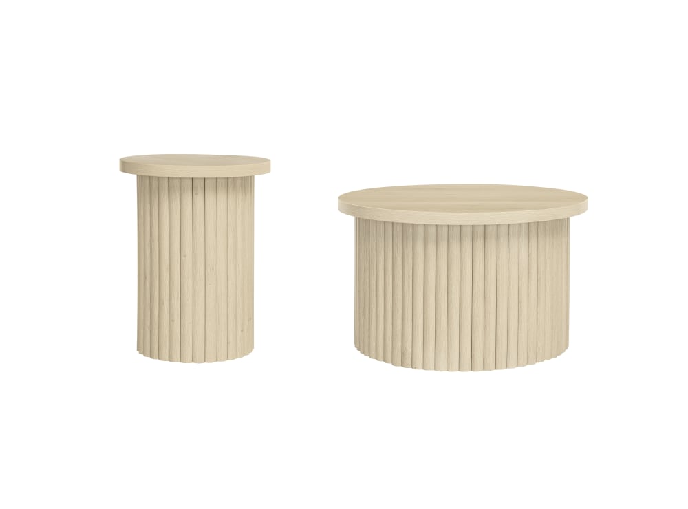 Ensemble de 2 tables - gigognes