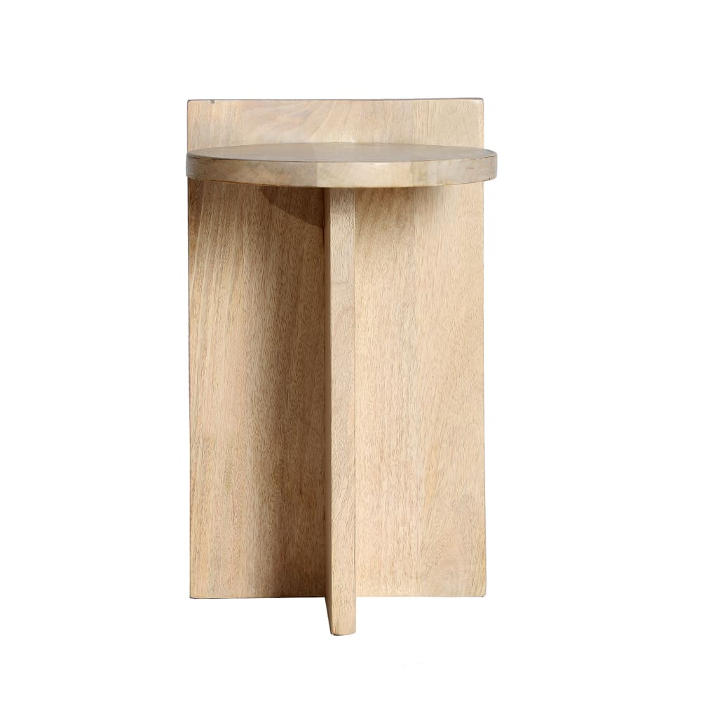 Table basse en bois de mangue, brun  35x32x55 cm