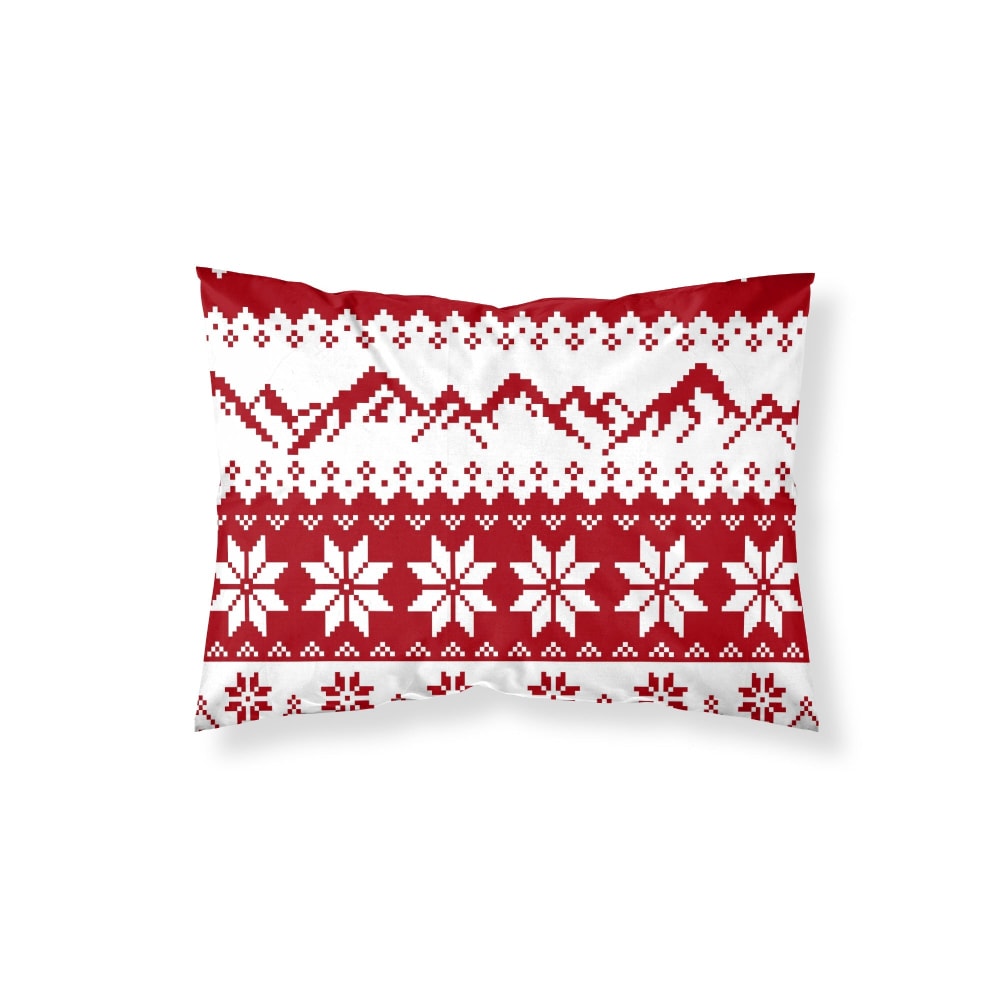 Taie d’oreiller 100 % polyester multicolore 80x80 cm