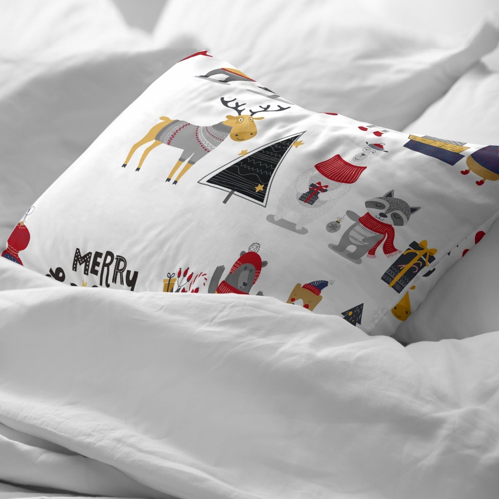 Kissenbezug 100 % Polyester, mehrfarbig 45x110 cm - Maisons Du