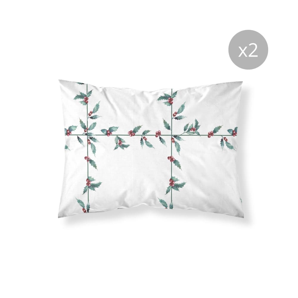 Lot de taies d'oreillers 100 % polyester multicolore 50x80 cm