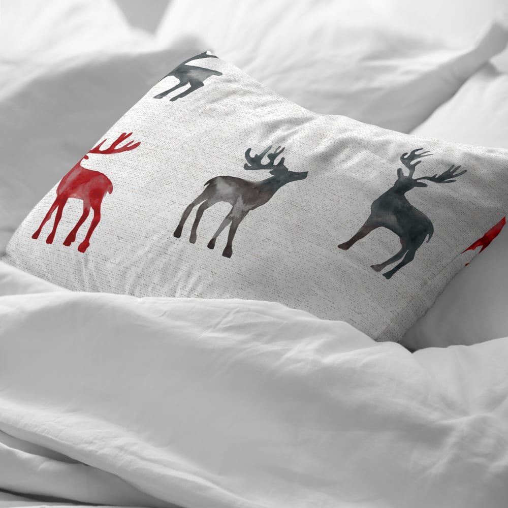 2er-Pack Kissenbezüge 100 % Polyester, mehrfarbig 50x80 cm -