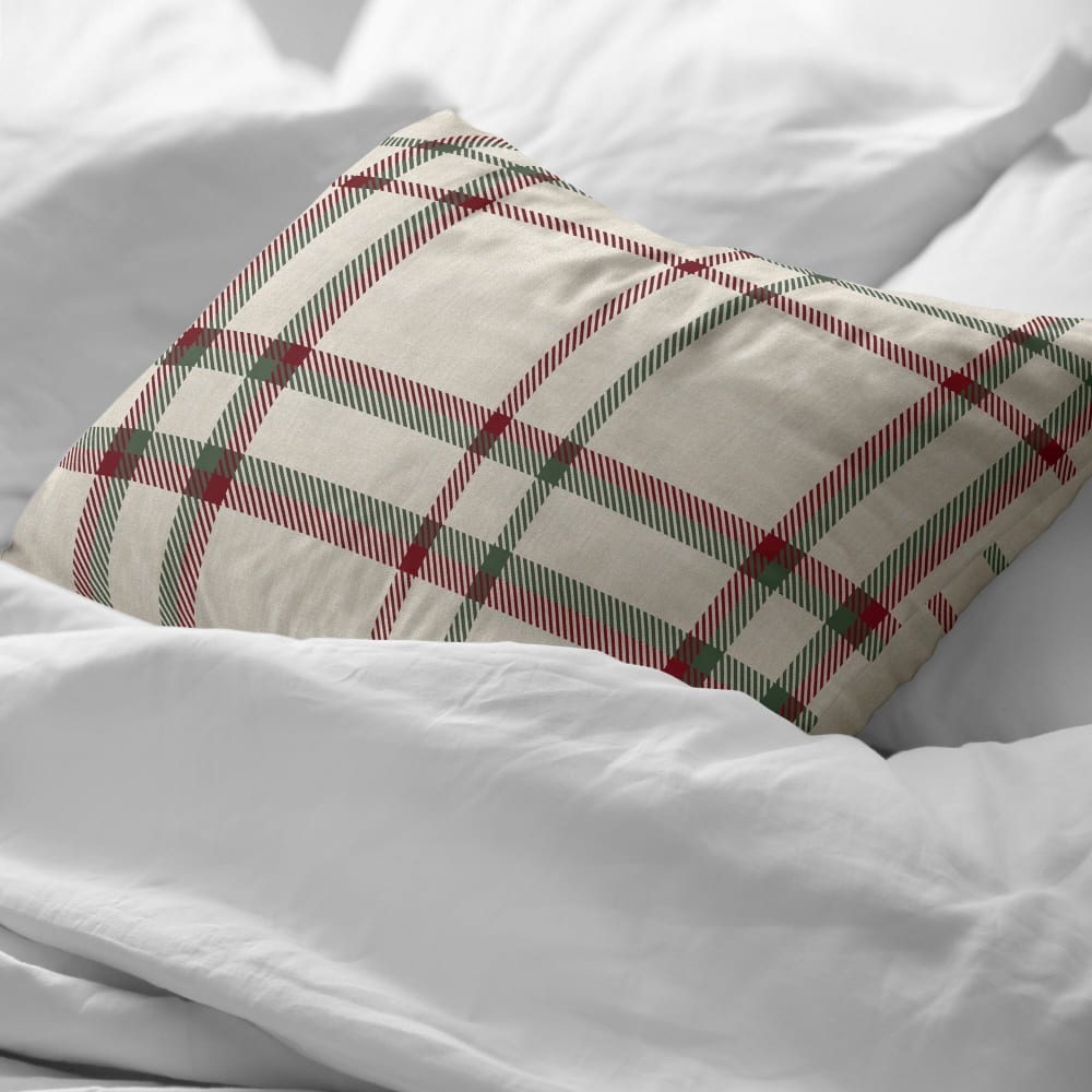 Kissenbezug 100 % Polyester, beige 65x65 cm - Maisons Du Monde
