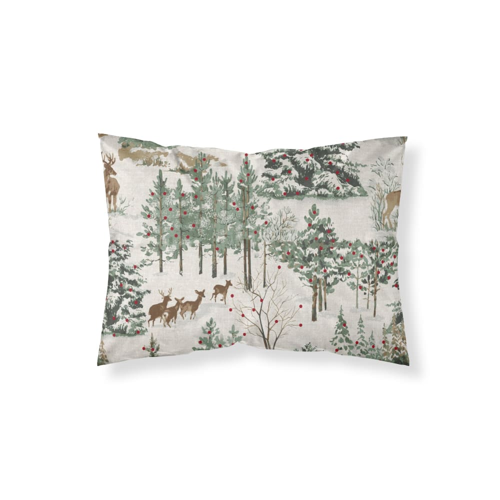 Taie d’oreiller 100 % polyester multicolore 45x110 cm