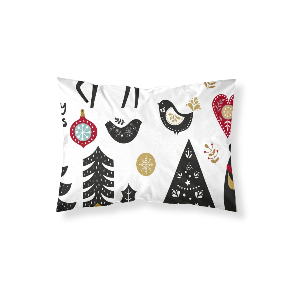 Taie d’oreiller 100 % polyester multicolore 45x125 cm