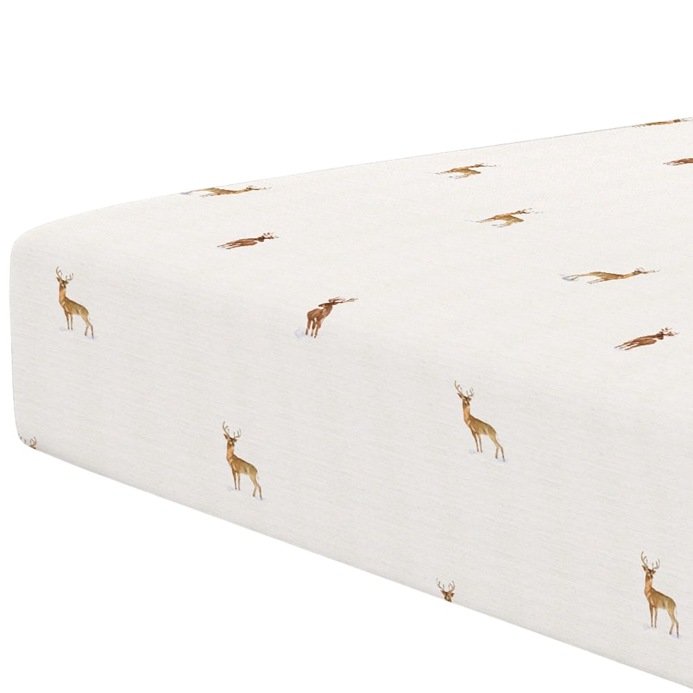 Muare Home Spannbettlaken 100 % Baumwolle mehrfarbig 140x200 cm - Baumwolle