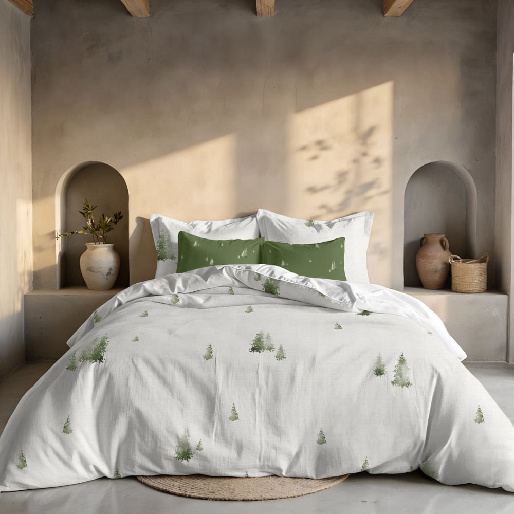 Housse de couette 100 % polyester multicolore 200x200 cm