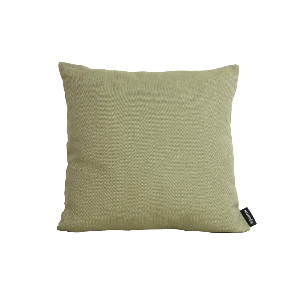 Housse de coussin jacquard 100 % coton vert 45x45 cm