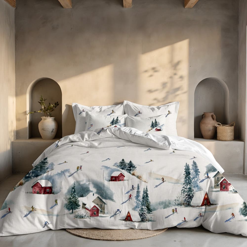 Housse de couette 100 % polyester multicolore 290x240 cm