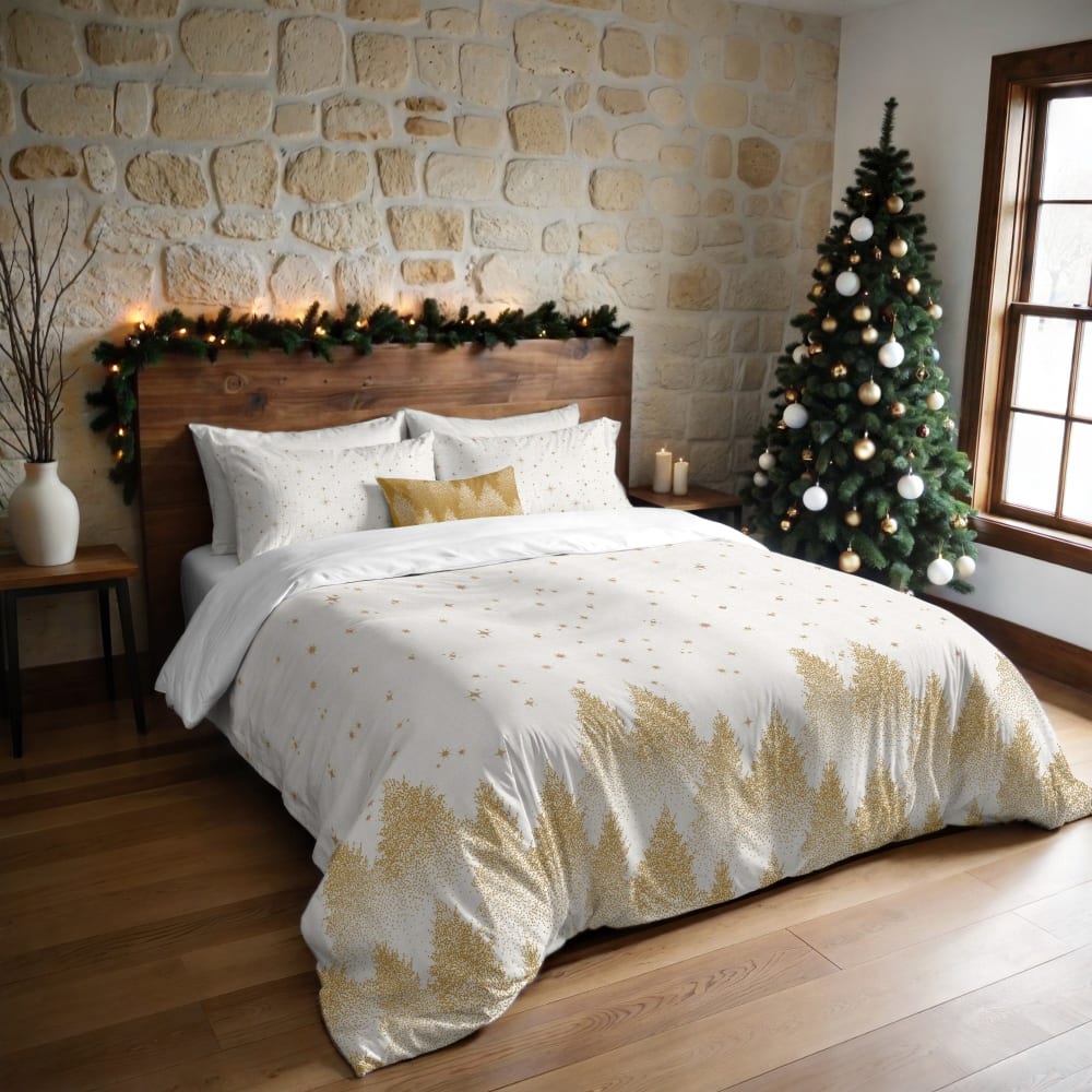 Housse de couette noël polyester multicolore 80(140x200 cm) Housse de couette noël polyester multicolore 80(140x200 cm)