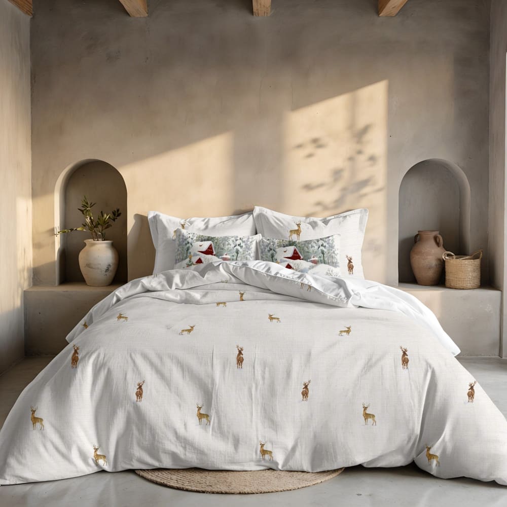 Housse de couette 100 % polyester multicolore 200x200 cm