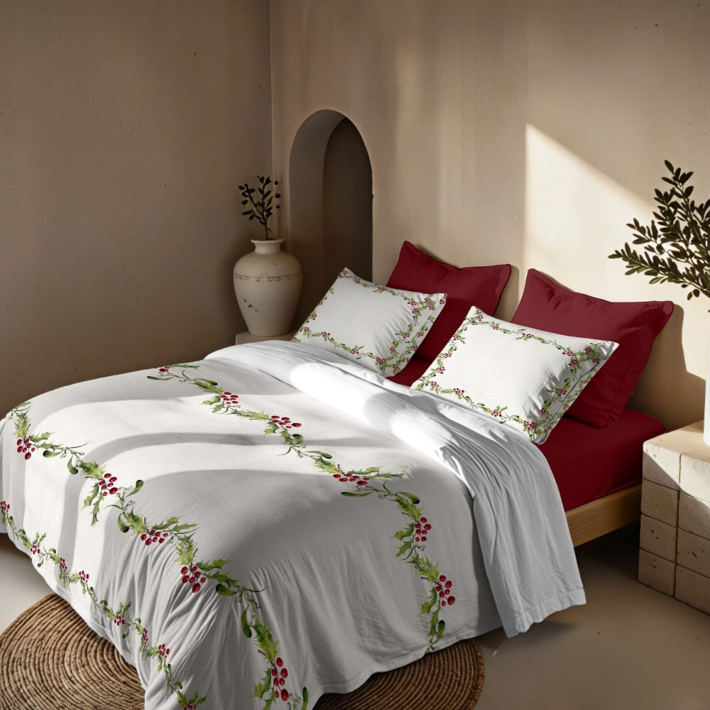 Bettdeckenbezug Polyester mehrfarbig 290x240 cm (Bett 200) -