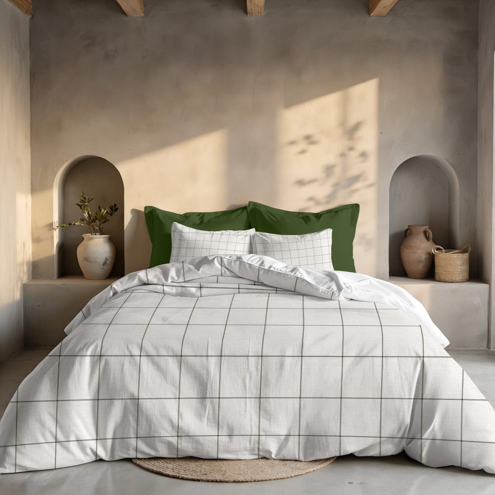 Housse de couette 100 % polyester multicolore 200x200 cm