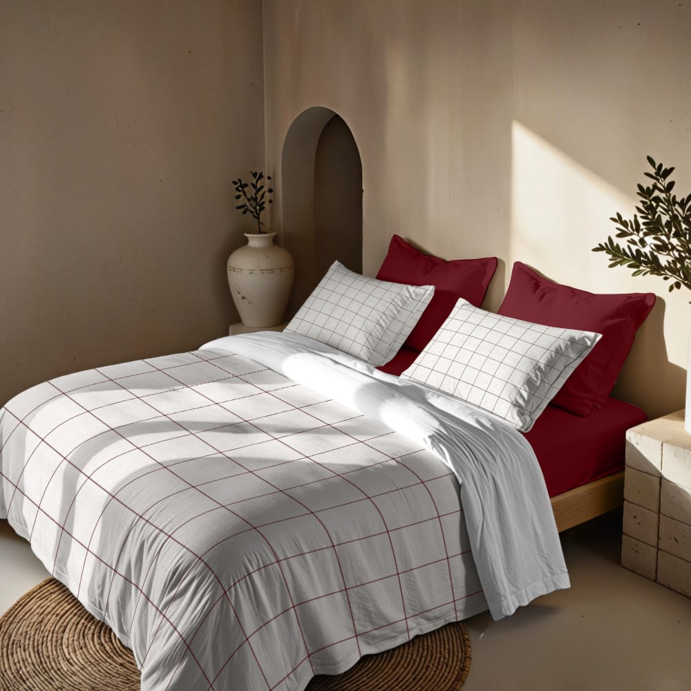 Bettdeckenbezug Weihnachten Polyester mehrfarbig 120 (200x200 cm)