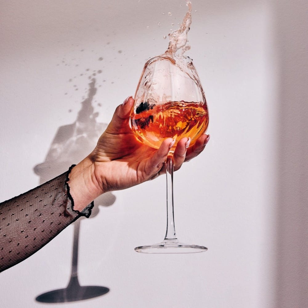 8 verres à pied en verre 47 cl - Maisons du Monde