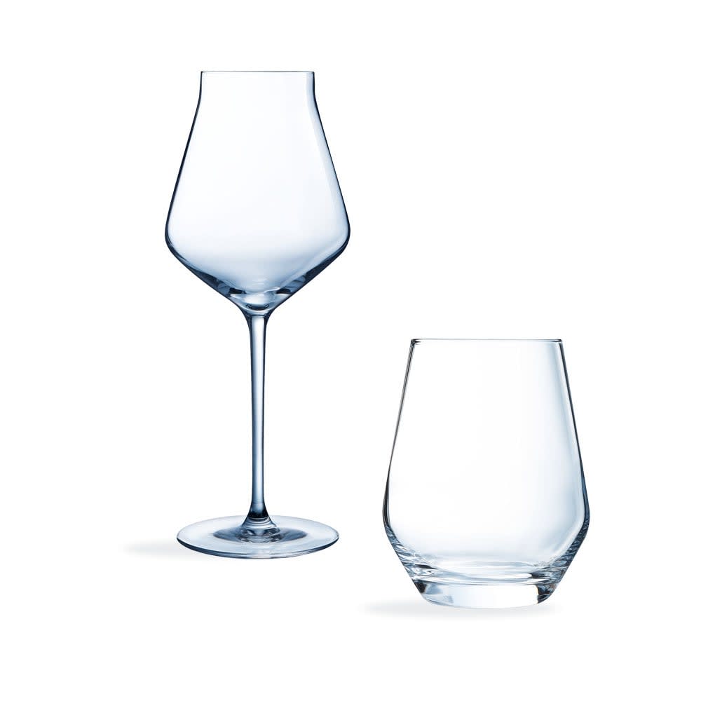 Ensemble 12 verres (verres - pied