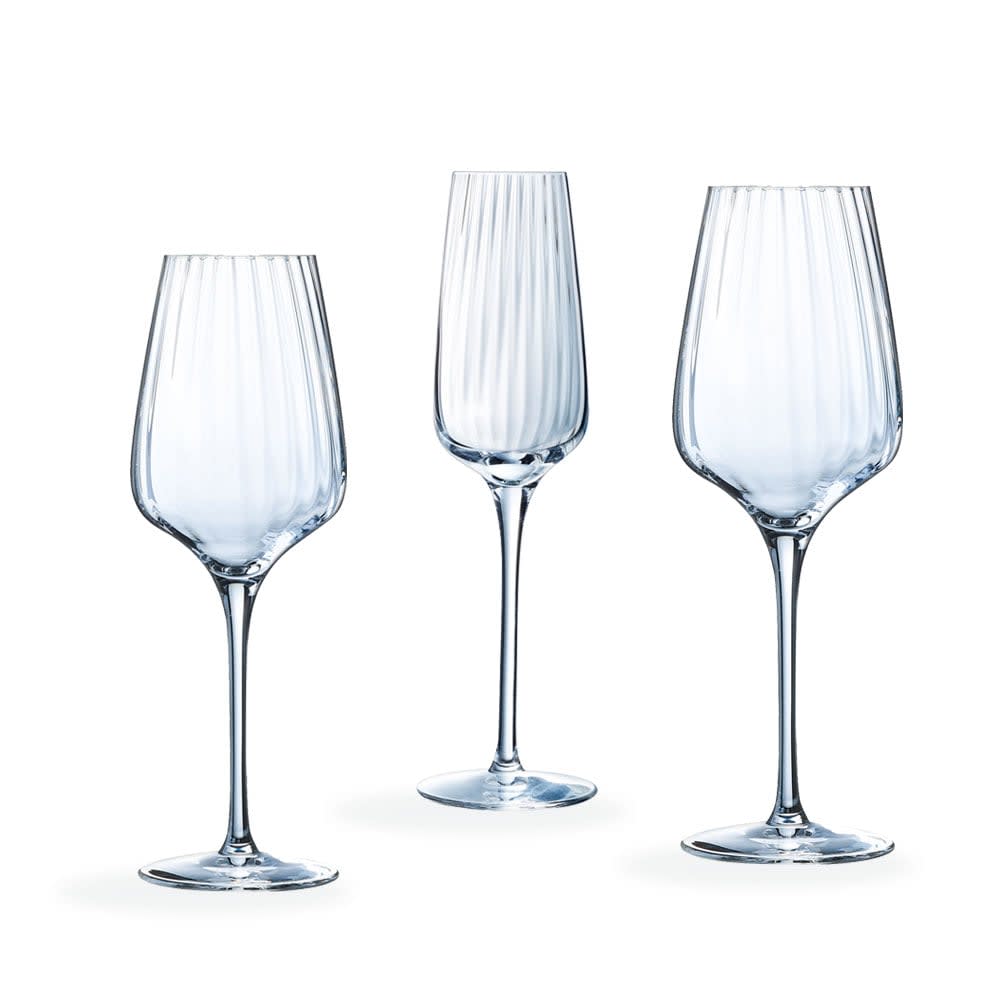 Ensemble de 18 verres - pied
