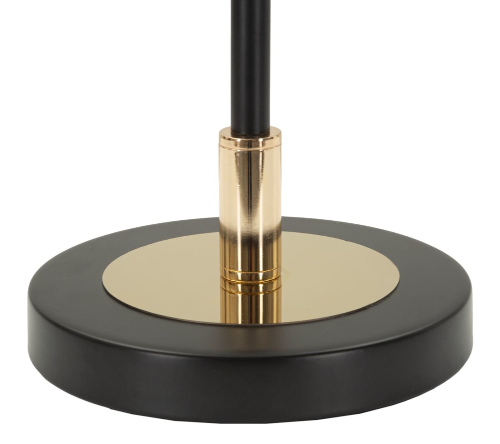 Lampe de table en métal doré et verre (ø 22 x 46 cm) — vue 3