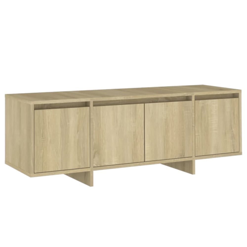 Meuble tv bois crème 120x30x40.5 cm