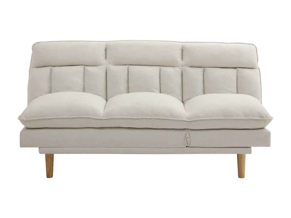 Canapé convertible  3 places beige