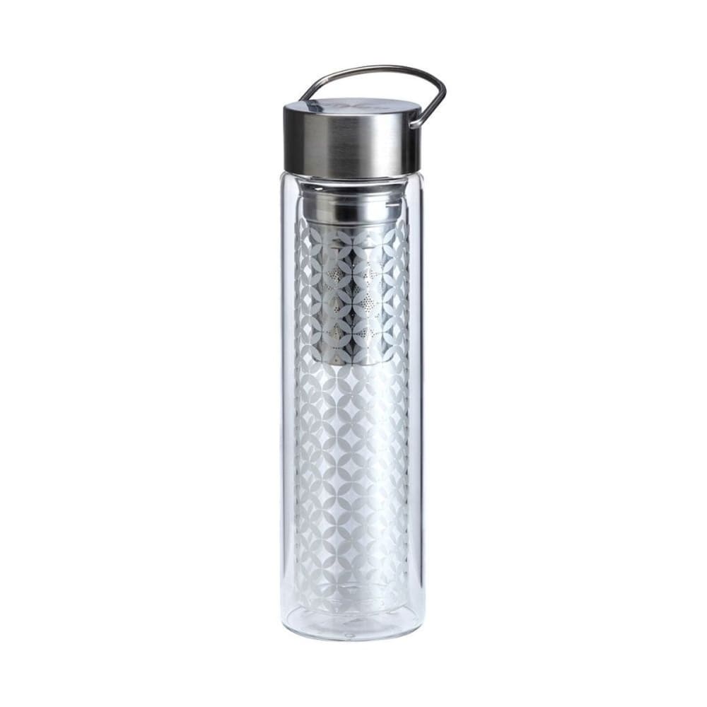 Théière nomade en verre double paroi