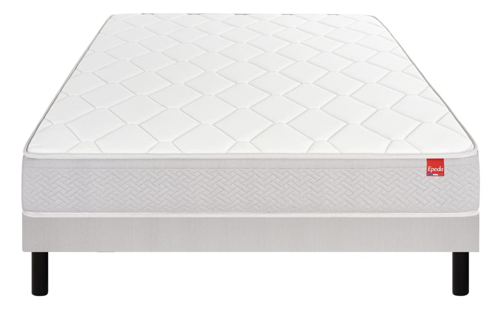 Ensemble sommier tapissier et matelas ressorts 160 x 200 cm