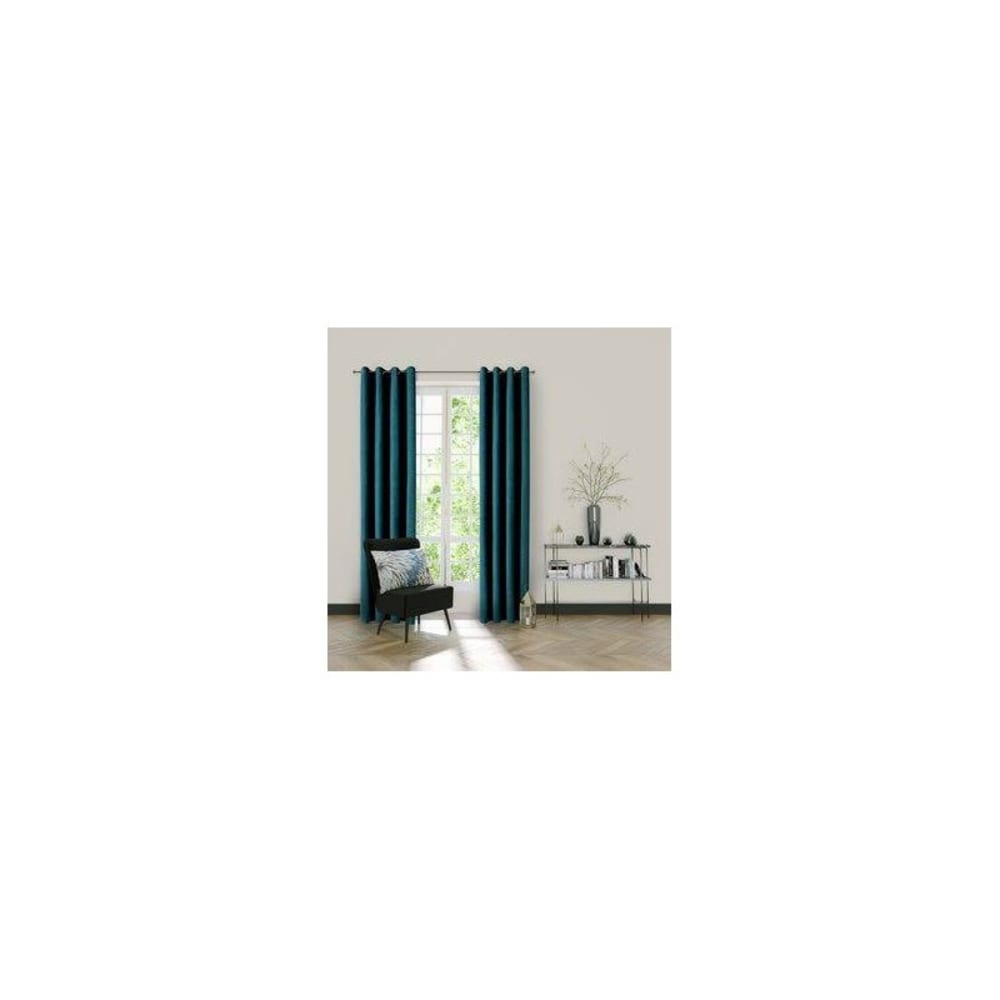 Rideau alaska isolant et 100 % occultant polyester vert 140x260 cm — vue 3
