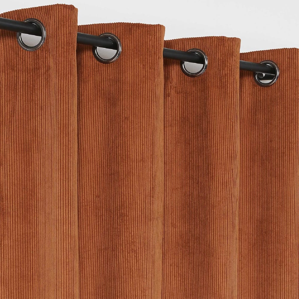 Rideau obscurcissant et isolant en velours côtelé polyester/velours — vue 3